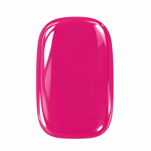 Hot Pink gel nail sticker
