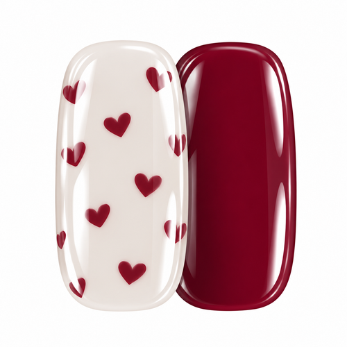 Love Notes gel nail sticker