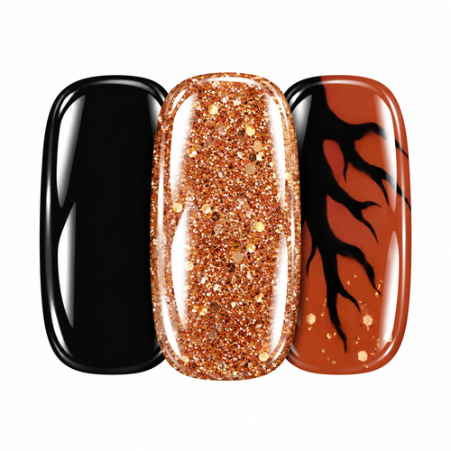Autumn Magic gel nail sticker