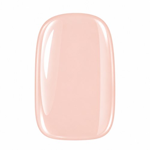 Peach Whisper gel nail sticker