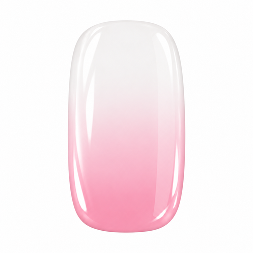 Pink Ombre gel nail sticker