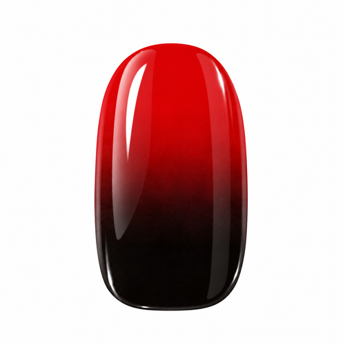 Crimson Eclipse gel nail sticker