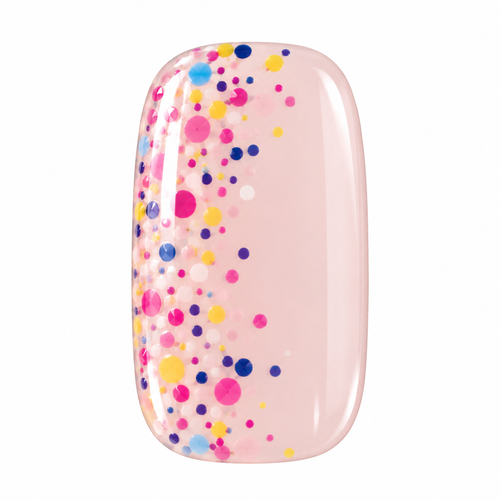 Confetti Kiss gel nail sticker