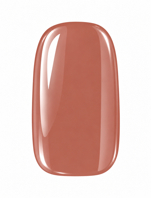 Caramel Nude gel nail sticker
