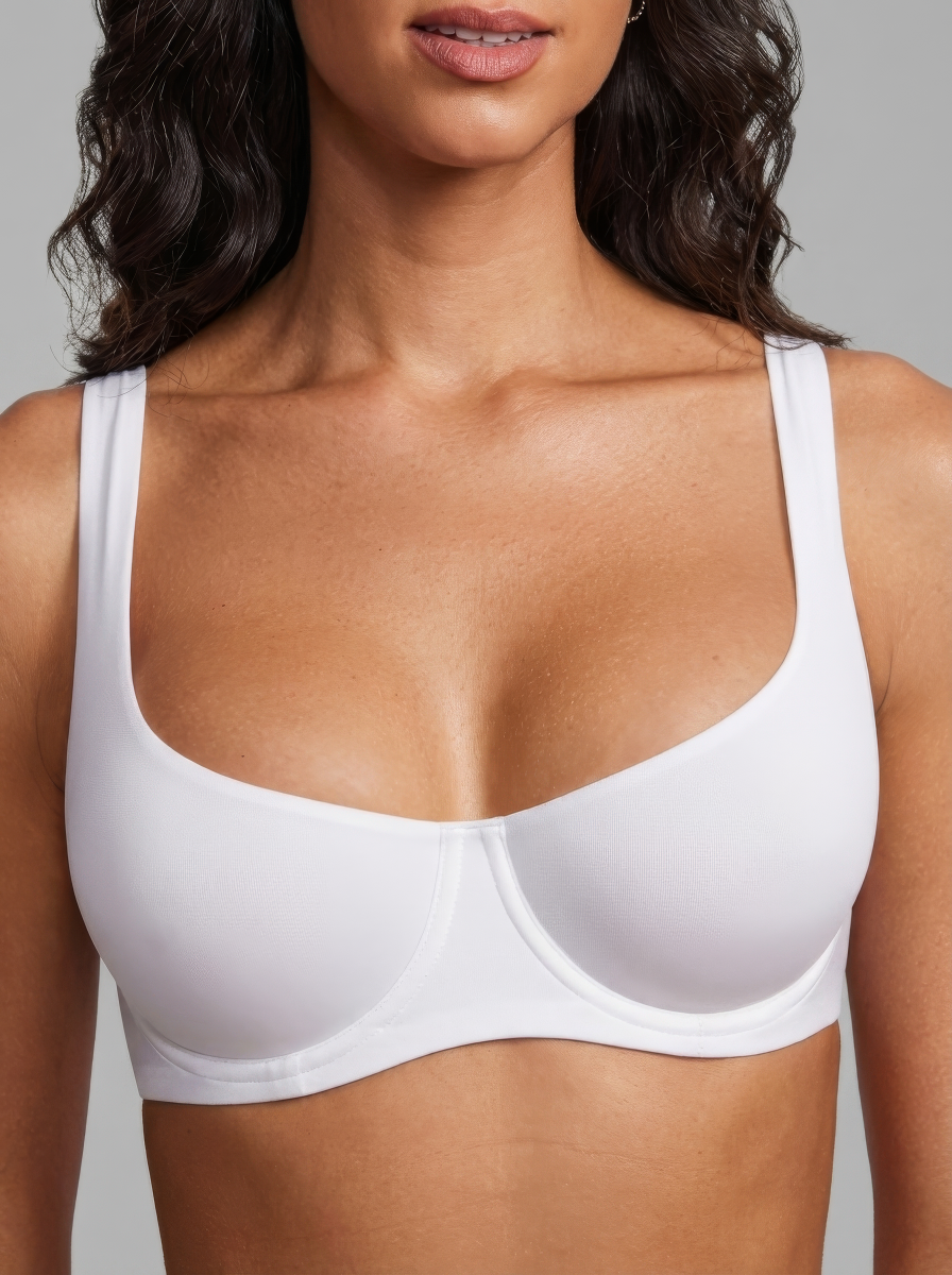 Silque® Lola - Underwire Support Seamless Balconette Bra